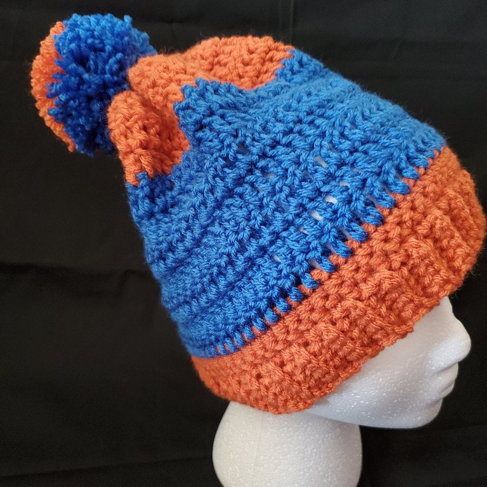 Crochet Game Day Hat/New